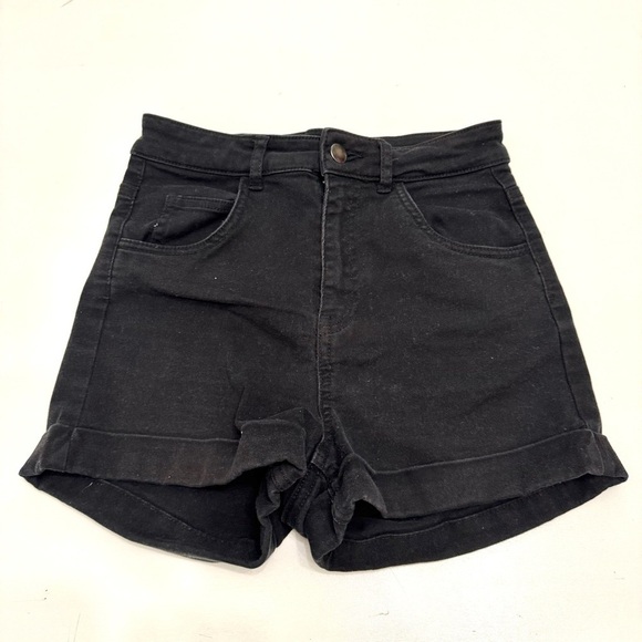 H&M black jean short size 4 - Picture 1 of 6